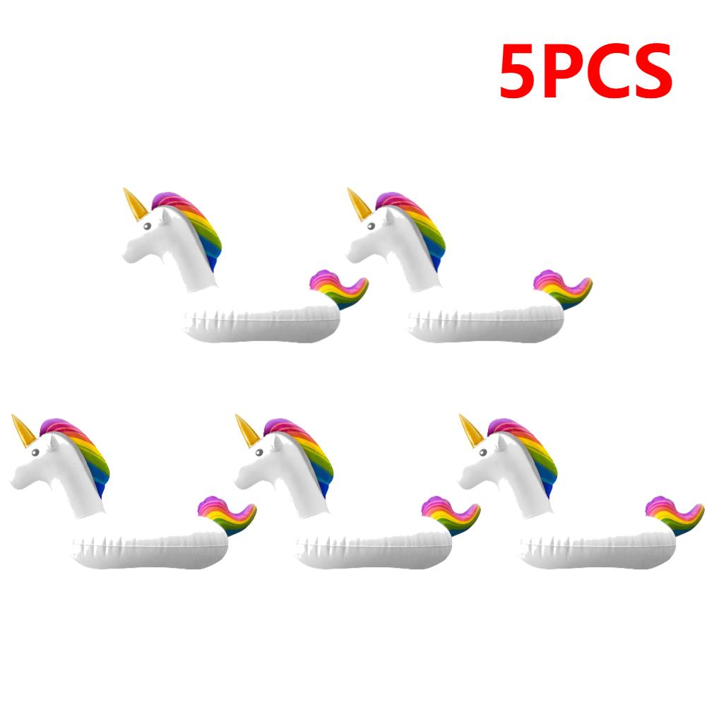 Надувной держатель для стакана, плавающий, надувной, кокосовая пальма, подставки для напитков, фламинго, единорог, плавательный бассейн, держатель для напитков, поплавок