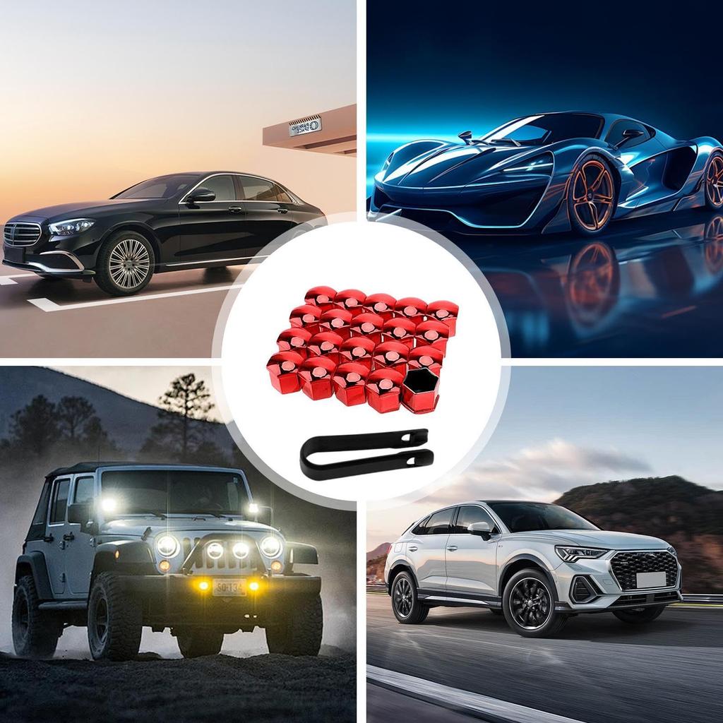 Колпачок для болта, цветной колпачок для колесной гайки автомобиля, универсальный, красный, синий, глянцевый, для предотвращения ржавчины, колпачок для колесной гайки автомобиля, колпачок для колесной гайки, гайка для болта колеса