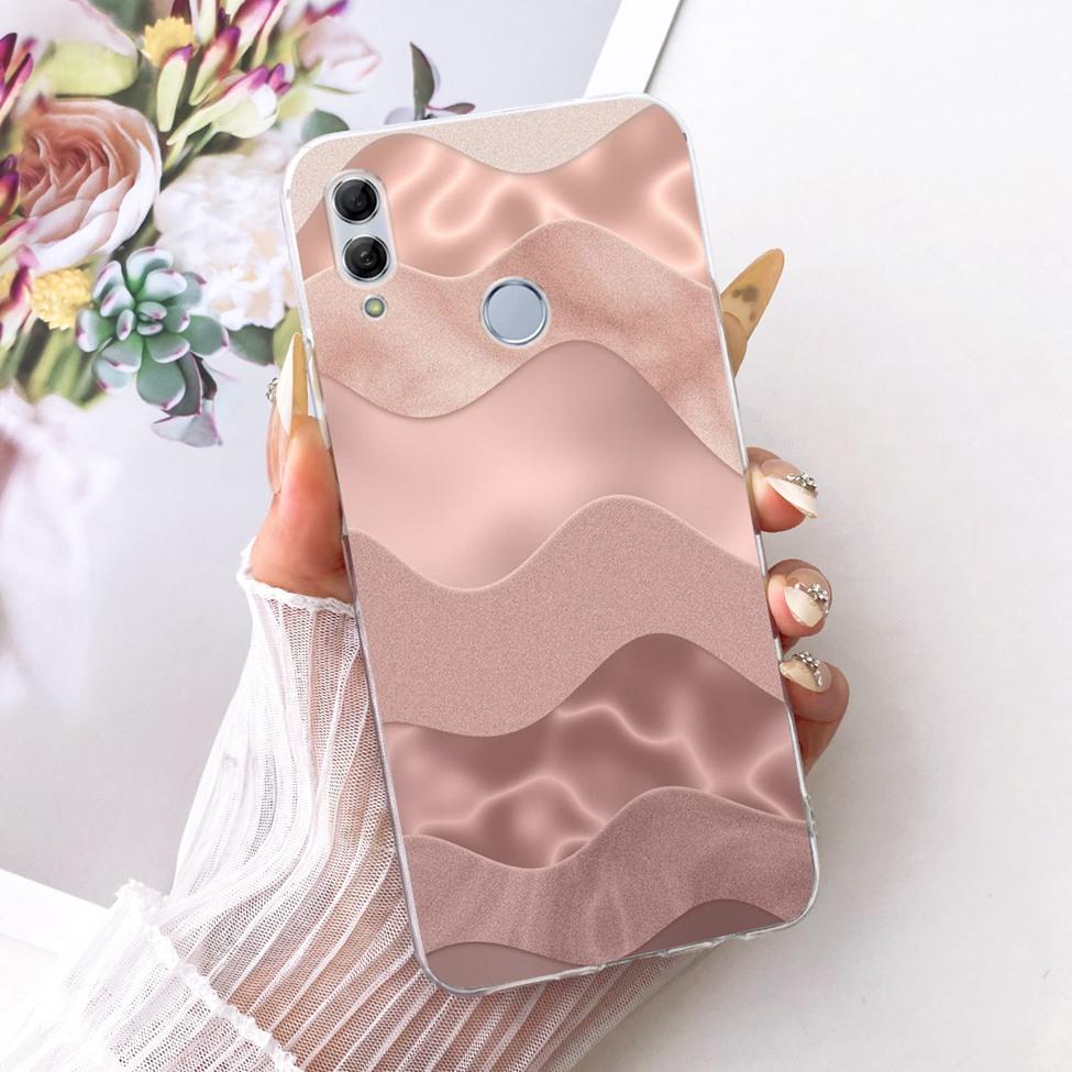 For Honor 10 Lite Case Transparent Cute Cat Fashion Butterfly Funny Painted Casing For Honor 10Lite HRY-LX1 HRY-LX2 Cover