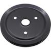 Black Steel Crankshaft Pulley Single-Groove SWP Short Water Pump - Compatible with Small Block Chevy SBC 262 265 267 283 302 305 307 327 350 400