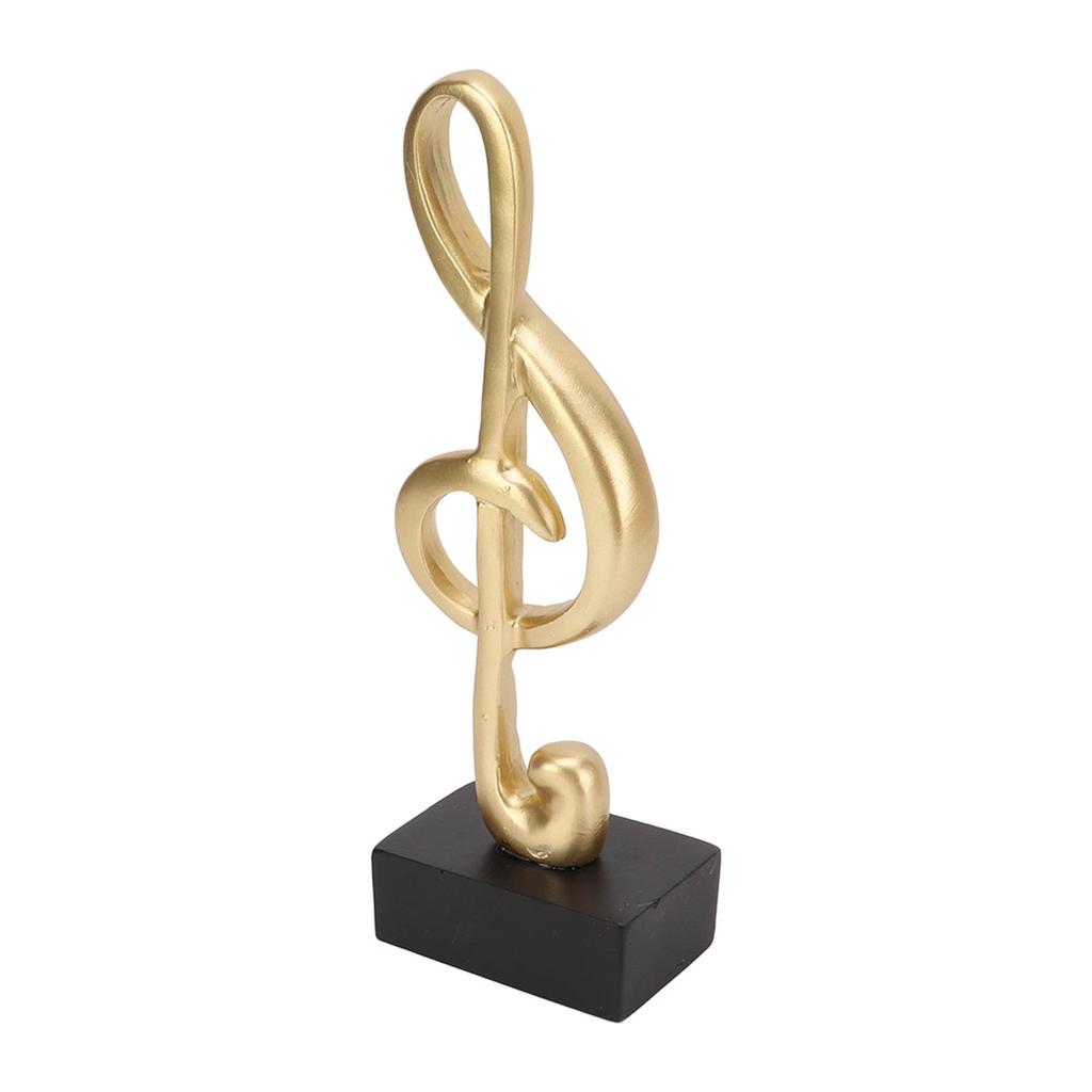Music Note Sculpture Music Note Shape Elegant Simple Resin Music Note Table Sculpture for Office