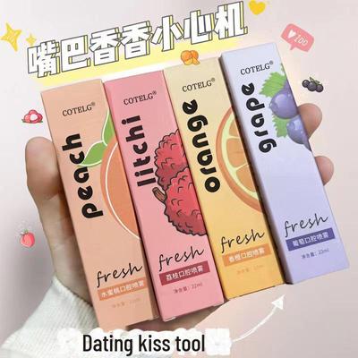 Спрей для полости рта с освежителем дыхания с персиком и личи - длительный, портативный, 22 мл, ополаскиватель