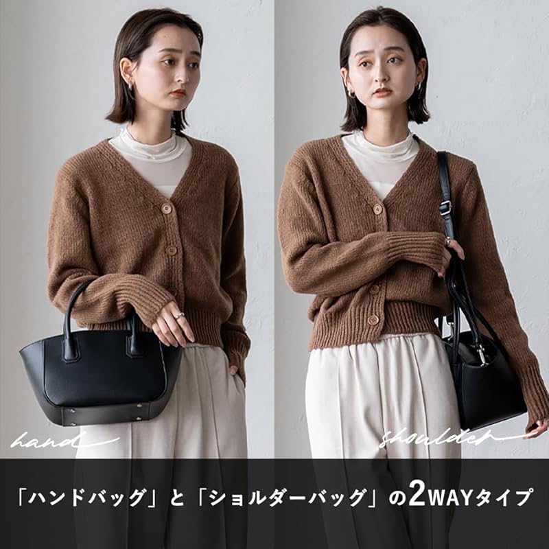 [VITAFELICE] Vita Felice Сумка-тоут 2-в-1 в форме лодки для женщин inb-10189p (мох зеленый)