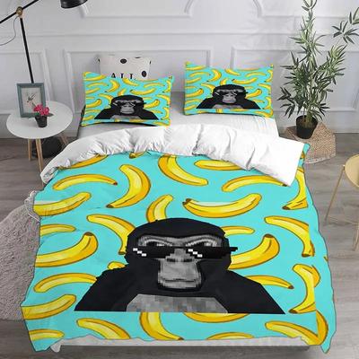 Комплекты постельного белья Gorilla Tag Одеяло Стеганое покрывало Покрывало на кровать Пододеяльник Наволочка Наборы из 2-3 предметов Детский Взрослый размер