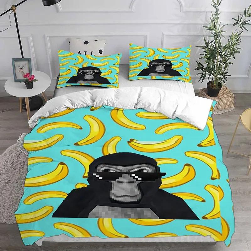 Комплекты постельного белья Gorilla Tag Одеяло Стеганое покрывало Покрывало на кровать Пододеяльник Наволочка Наборы из 2-3 предметов Детский Взрослый размер