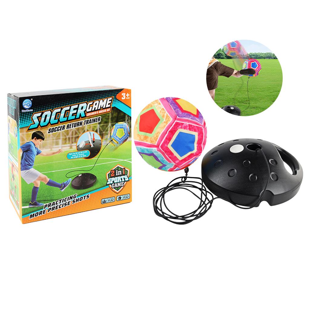 Kids Soccer Trainer Rebounder Set Kids Soccer Goal Outdoor Sports Toys for Children Teens and Beginners