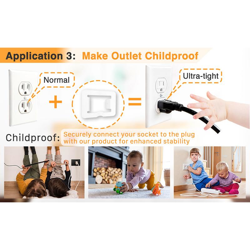 10 стабилизаторов для настенных розеток для свободных розеток — простая установка, огнестойкий пластик, надежный захват