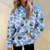 Women's Fashion Daily Versatile Casual Crewneck Sweatshirts Graphic Daily Long Sleeve Gradient Patchwork Printed Top Sweatshirts