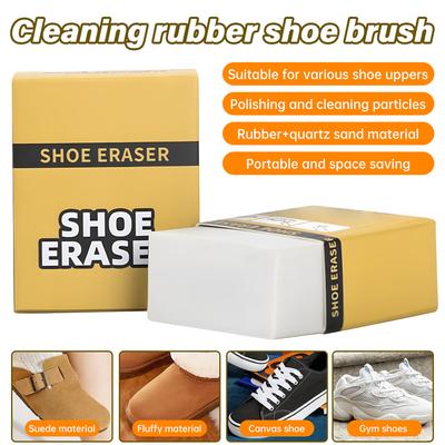 Ластик для чистки обуви, замшевых кроссовок, маленьких белых туфель, спортивной обуви, портативный ластик для чистки, резиновая щетка для обуви