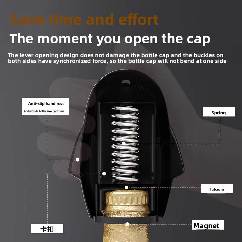 Многофункциональная пластиковая открывалка для бутылок в форме пингвина для домашнего использования и в качестве подарка