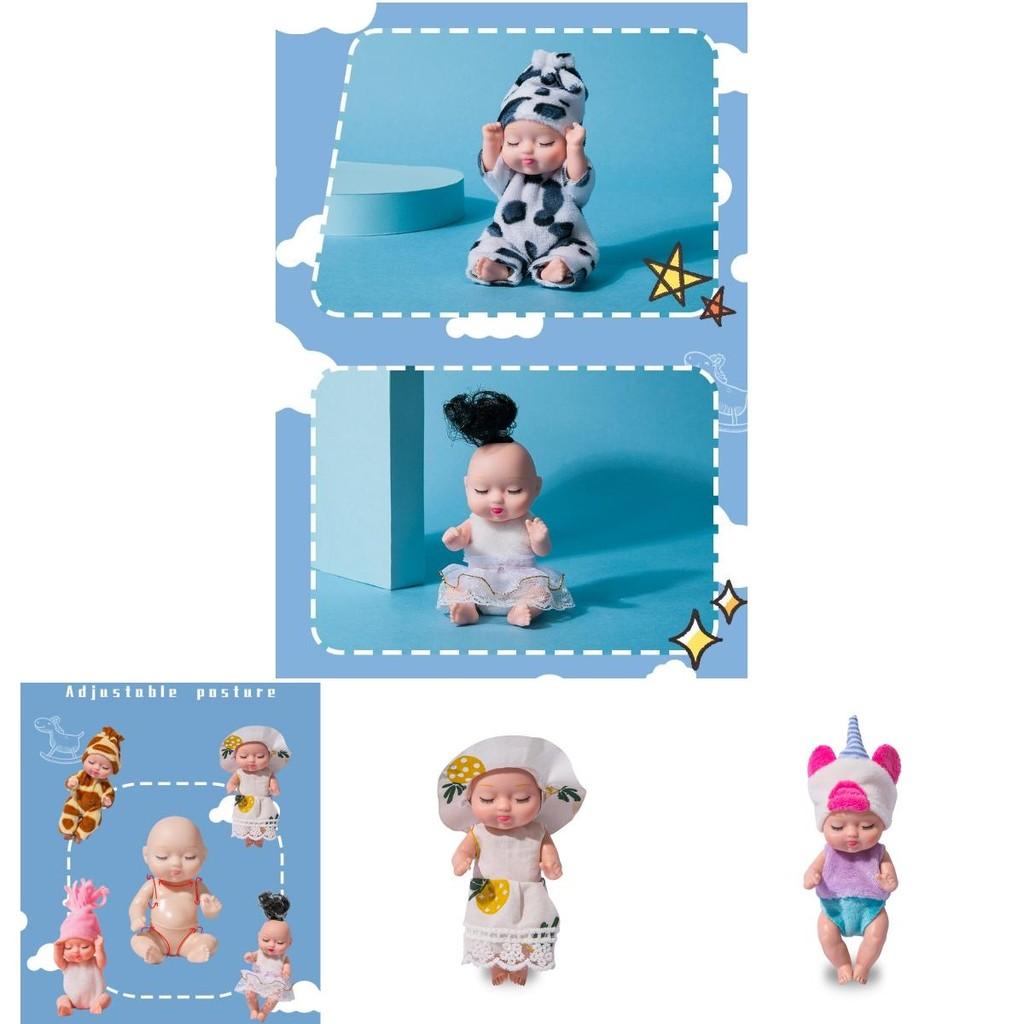 Реборн Спящая Кукла Девочка ПВХ BJD Игрушка с Подвижными Суставами и Мягкой Одеждой