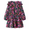 Dress - vidaXL - Long Sleeves - Bright Pink - Girl - Size 116 (5-6 Years)