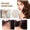 Rice Shampoo Soap Polygonum Darkening Root Scalp Deep Clean Anti Loss Prevent Hair Color Natural Restore Nourishing Care