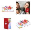 Pop Up Greeting Cards 3D Floral Flamingo Popup Card Birthday Card Gift Cards For Valentines Day Graduation Anniversary