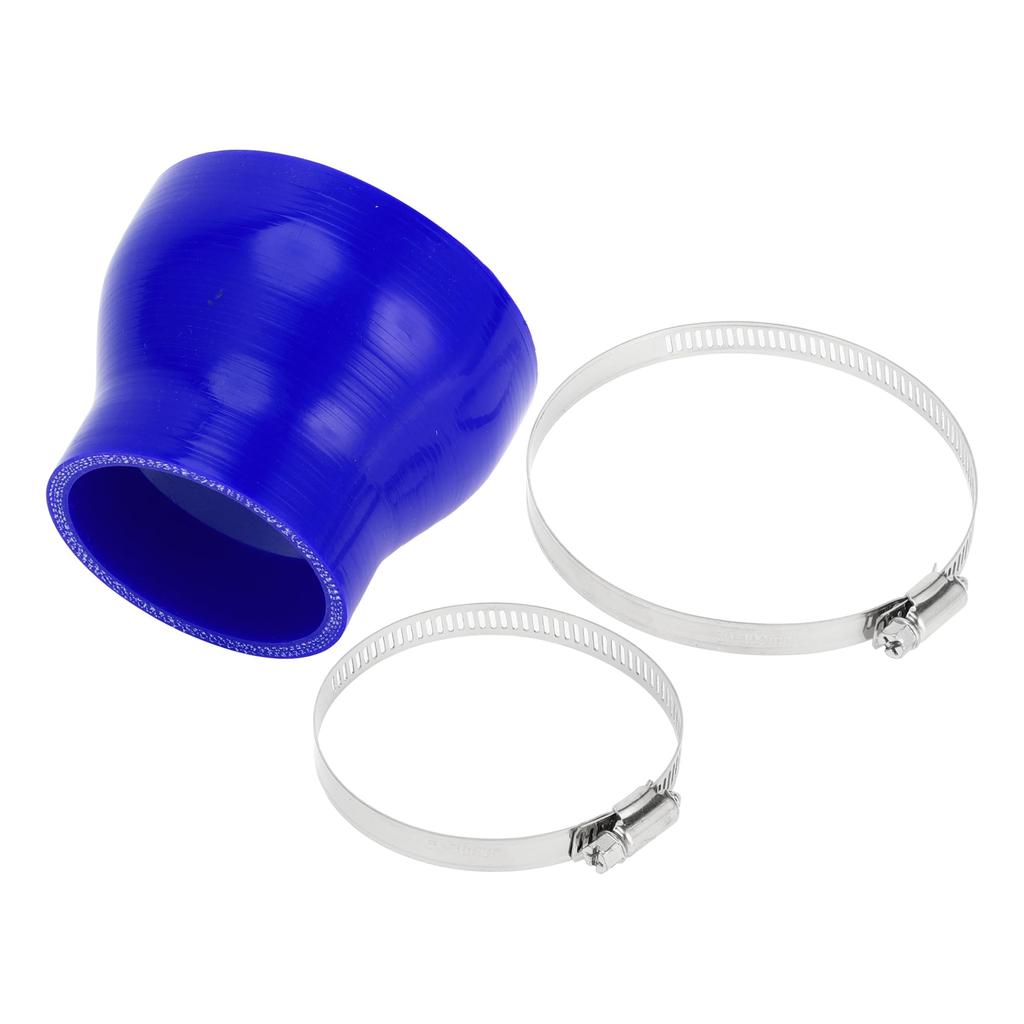 X AUTOHAUX 1 комплект Внутренний диаметр 63-89мм/2.48"-3.50" Длина 76мм/2.99" Прямой 0 градусов Синий силикон