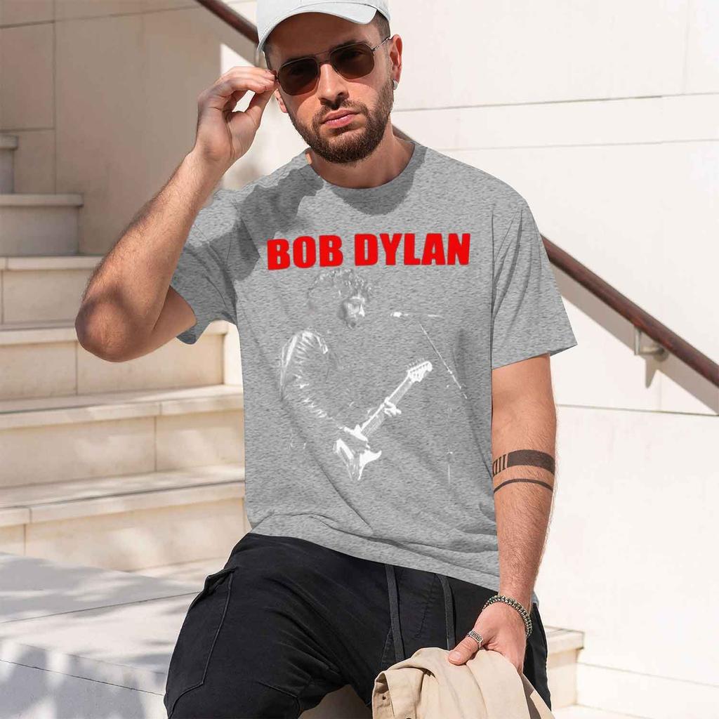 2026 New Model Summer New Bob Dylan Rock Poet American Vintage High Street Tshirt Plus Size Casual Unisexs Unisex Tee Hip Hop Brea