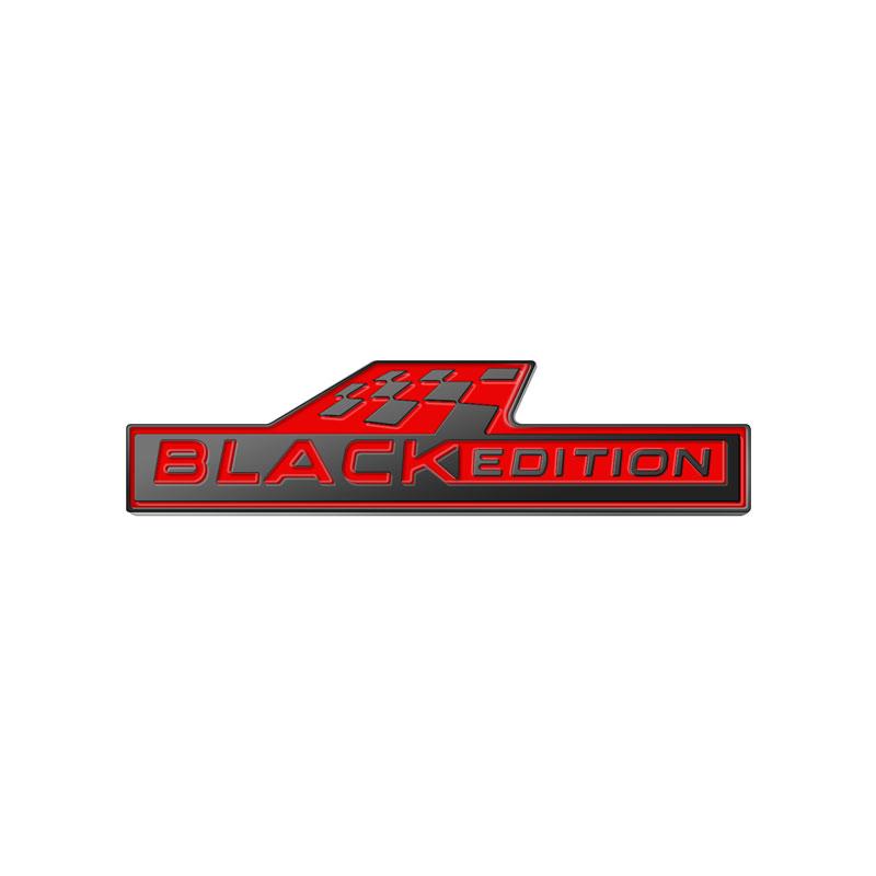 3D Car Styling Black Edition Emblem Badge Metal Stickers Rear Trunk Decals For Skoda Fabia Enyaq Octavia Monte Carlo Superb VRS