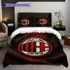 AC Milan Legacy: Glory Three-piece set (1 * duvet cover + 2 * pillowcase, without core) Bedding set Duvet cover and pillowcase Soft and comfortable
