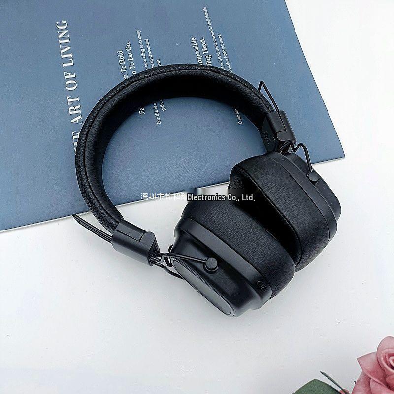 Marshall Major IV Светящиеся Bluetooth Накладные Наушники с Микрофоном и Глубоким Басом