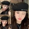 Breathable Octagonal Hat Adjustable Metal Buckle Beret Retro Painter Hat Women Men