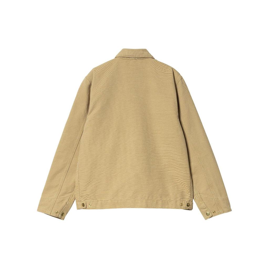 Carhartt WIP Куртка Детройт Куртка Байкера Классическая Американская Винтаж Вельветовый Воротник Квадратная Бирка Молния Длинный Рукав Пилот Куртка Детройт I032940-25B-3K