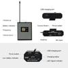 UHF Wireless Microphone Lavalier Lapel Mic Mini Receiver Transmitter Headset Set