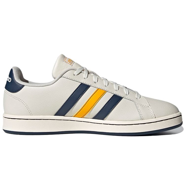 adidas Кроссовки Neo Grand Court с низким верхом Унисекс Кроссовки Белый Синий Желтый FY8195