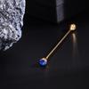 Detachable Crystal Tie Collar Needle Spiral Buckle Neckline Pin Shirt Collar Pin  Banquet