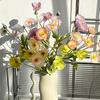 Artificial Flowers Spring Decorations Realistic Handmade Blooms with Bendable Stem for Home Flower Arrangement Springtime Wedding Holiday Decor