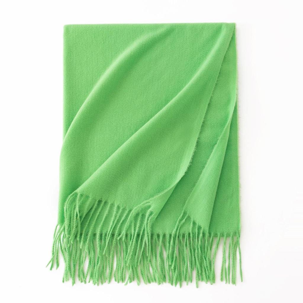 Cashmere Feel Scarf Autumn and Winter Korean Imitation Cashmere Girls High End Shawl Warm Scarf