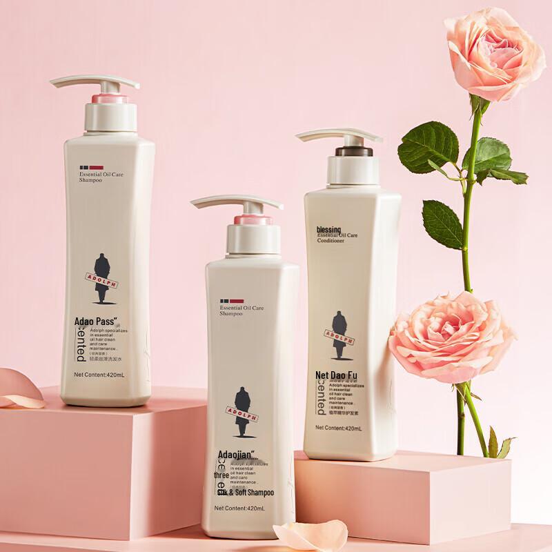 Adolph Silky Smooth & Anti-Dandruff Hair Care Set
