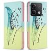 Для Xiaomi Redmi Note 13 5G Чехол из ПУ-кожи с ТПУ внутренней оболочкой, дизайн с печатью узора