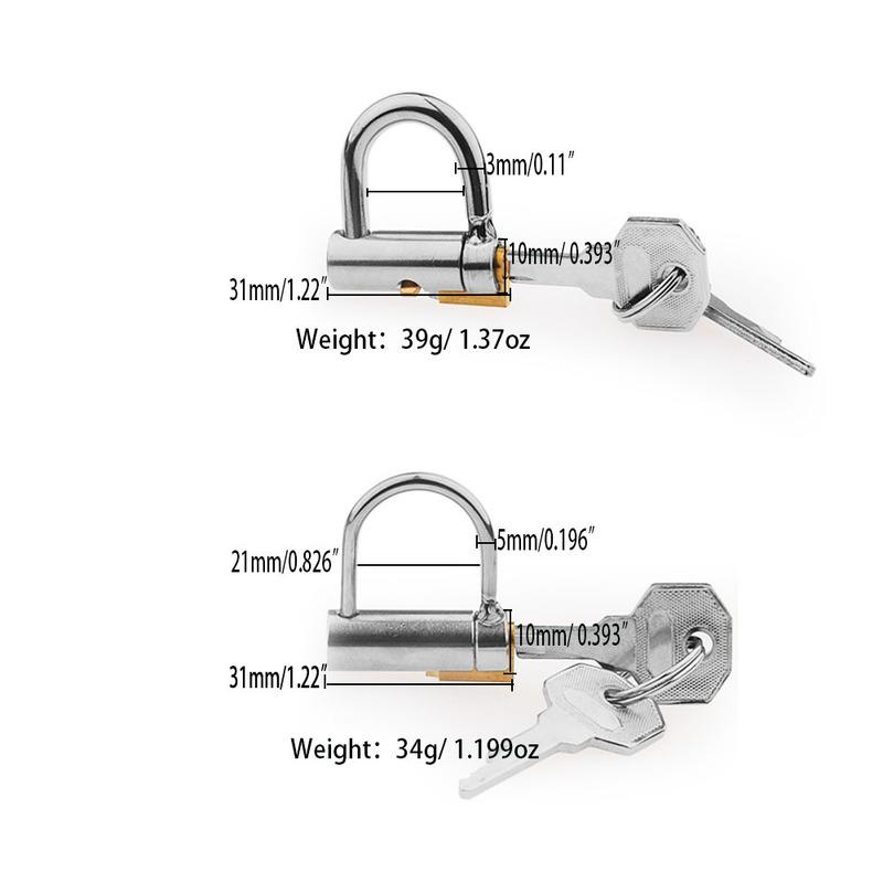 D-Ring Key Lock,2025 New Chastity Locks,Glans Lock,Easy To Go Out Wearing,Cock Cage for Men Gay Preventing Derailment SM Sex toy