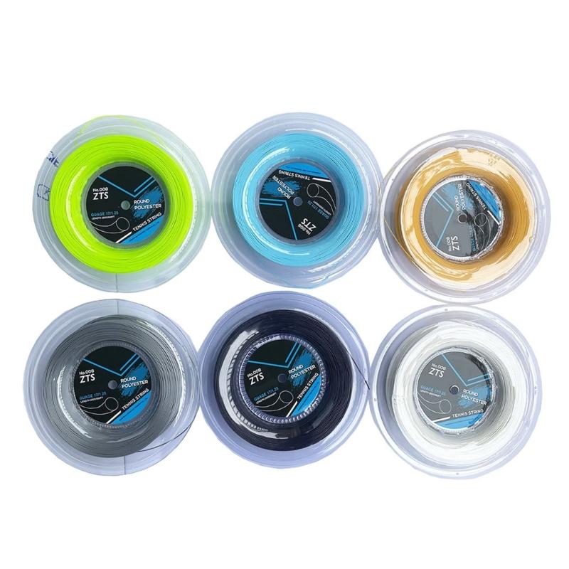 Эластичная теннисная струна Надежность Струна для теннисной ракетки Универсальная Теннисная струна для стабильной игры и снижения трения