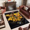 Borussia Dortmund Customizable Name Floor Rug Office Rug Perfect for Game Room Balcony Outdoor Living Rooms Anti-slip Rug Office home decor
