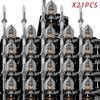 Средневековые Рыцари Эльф Гном Урук-хай Мини-фигурки Броня Шлем Аксессуары Строительные Блоки DIY Кирпичи Игрушки Для Детей Мальчиков Подарок