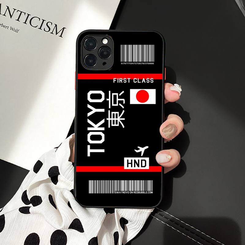 Чехол для телефона INS Light Ticket Airplane для iPhone 11 12 13 mini pro XS MAX 8 7 6 6S Plus X 5S SE 2020 XR
