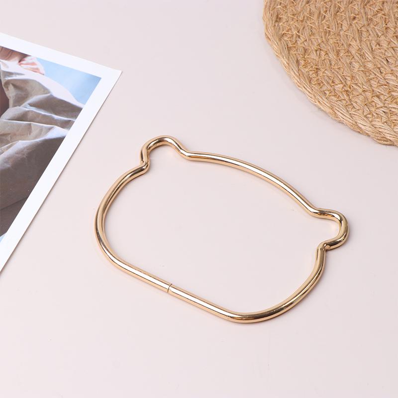 1 шт., аксессуары для фурнитуры с ручкой для сумки, круглая голова медведя, кошачья голова, квадратное кольцо для переноски, портативная замена, сумка для багажа, сделай сам