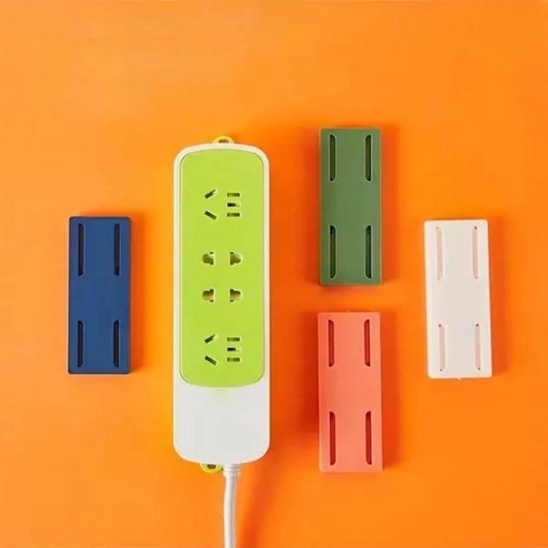 8/4/2/1 шт. органайзеры для держателей розеток фиксатор для розеток мощный бесследный настенный самоклеящийся кабель держатель для удлинителя для домашнего офиса
