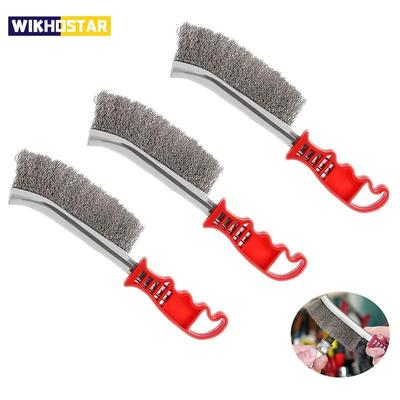 Проволочные щетки для очистки гриля, гриль-барбекю, стальная проволочная щетка-щетка из стальной проволоки, инструменты для удаления ржавчины и краски