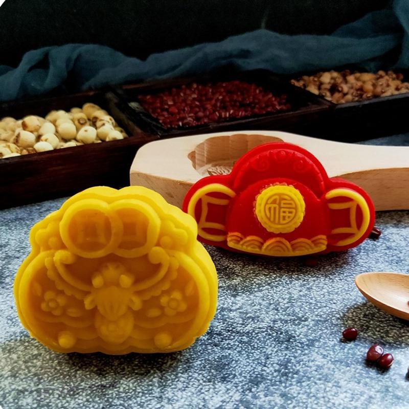 Деревянные формы для лунных пряников DIY Штампы для лунных пряников Формы для выпечки Кухонные гаджеты 8 стилей для изготовления лунных пряников на Праздник середины осени