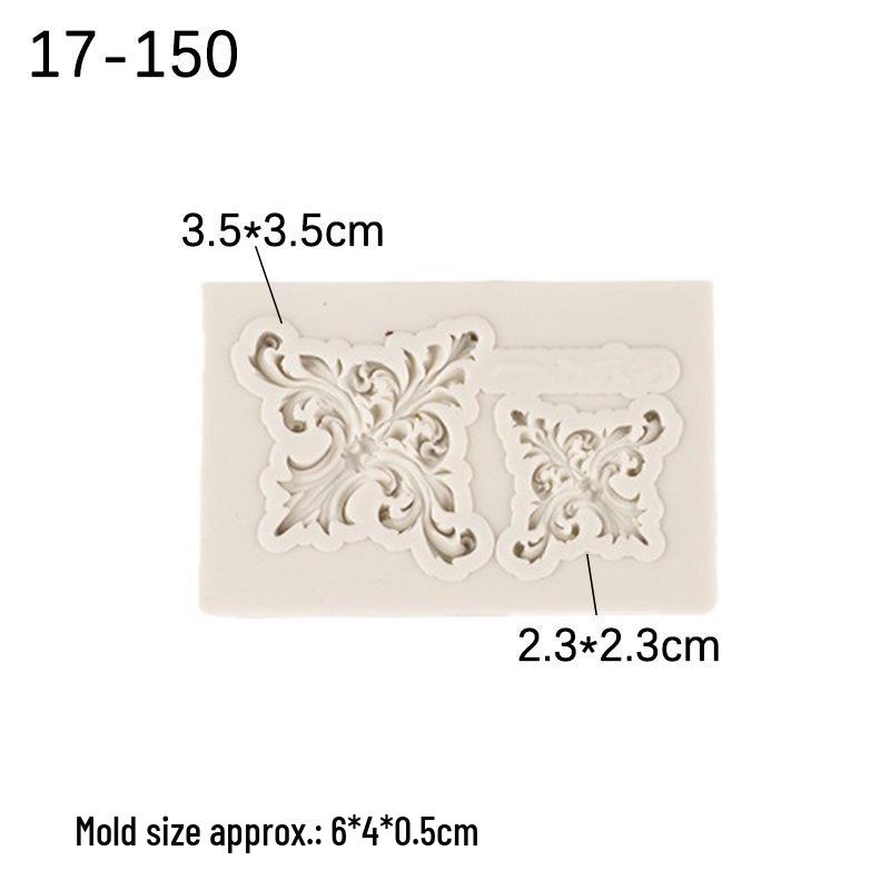 Набор рельефных силиконовых форм для эпоксидной смолы, глины, украшений для торта и шоколадной мастики