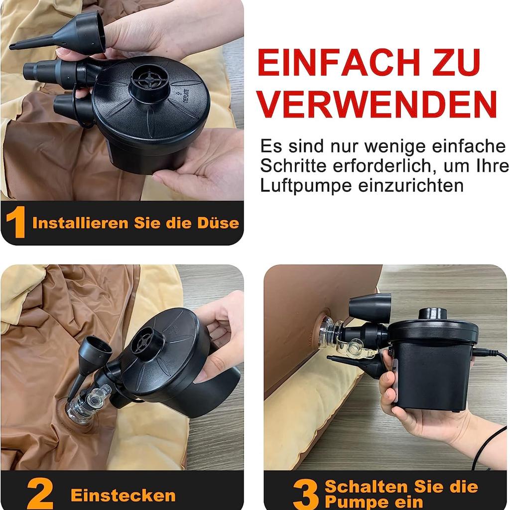 Electric Air Pump Household Air Pump Small Electric Air Pump Car Air Pump 110V~240V