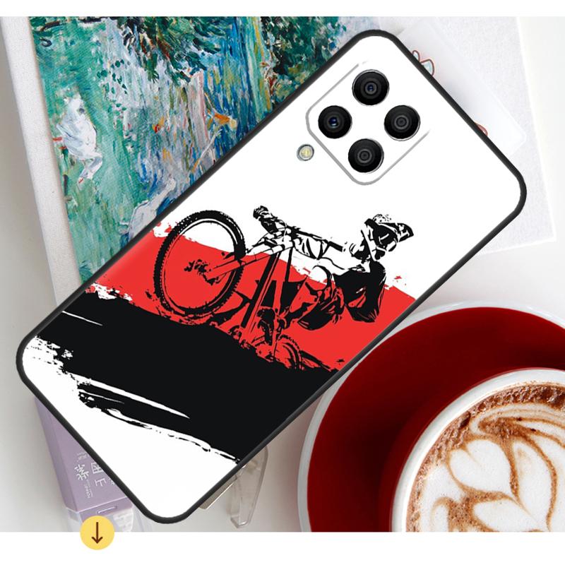 Bike Bicycle Sport Case For Samsung Galaxy M20 M31 M16 M36 M56 M33 M53 M13 M12 M32 M52 M15 M55 M14 M35 M34 M54