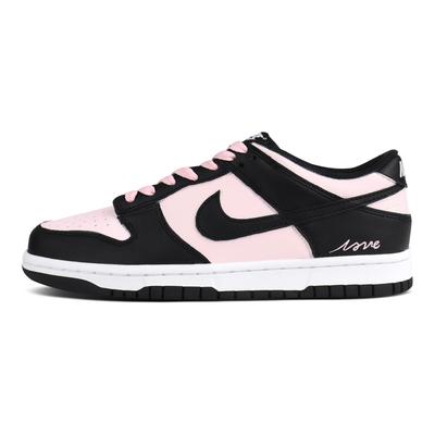 Кроссовки Dunk Скользкие Устойчивые к истиранию Низкие Скейтбордические Женские Черно-розовые DD1391-100(Команда1491-)