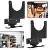 2Pcs Angle Grinder Holder Polisher Holder Storage Rack Wall Mounted Bracket for Workbenches Hand Sander Tool
