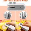 USB Portable Mini Heat Bag Sealing Machine For Snacks Home Use Rechargeable Sealer Vacuum Sealer Plastic Bag Heat Sealer Clip