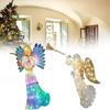Angel Tree Topper Led Lighted Acrylic Star For Christmas Tree Decor