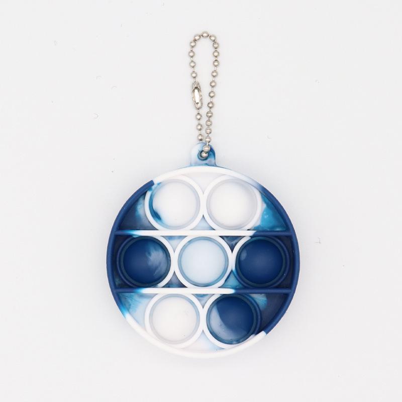 Красочный силиконовый брелок-игрушка-пузырь - Подвеска 'Мышеловка' и образовательный инструмент для снятия стресса