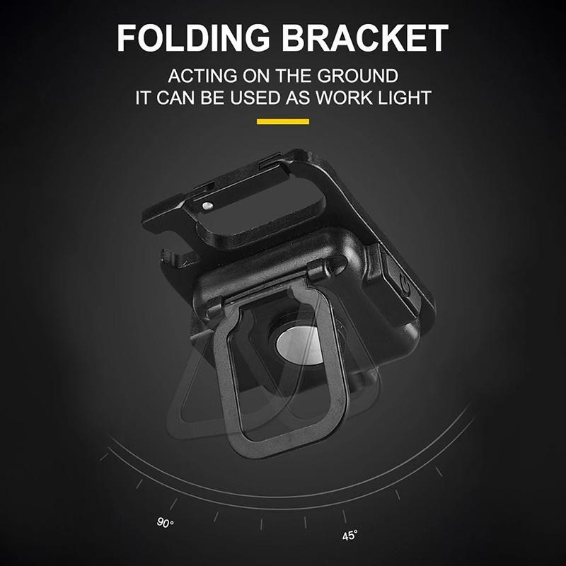 Мини-светодиодный рабочий свет, портативный карманный фонарик, перезаряжаемый через USB ключ, фонарь для кемпинга, пешего туризма, COB-фонарь